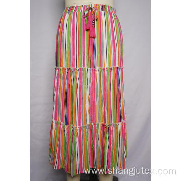 Women's skirt with tassels